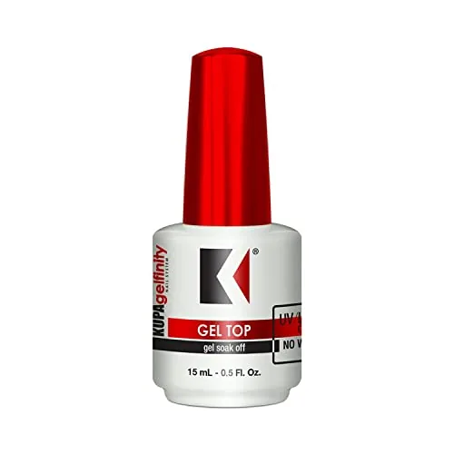 KUPA GelFinity No-Wipe Gel Top Coat Gloss Finish