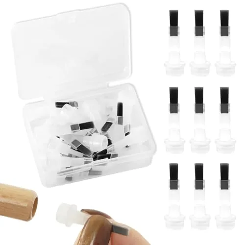 C12rtive Flat Head Replacement Nail Polish Brushes 25pk