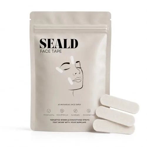 SEALD Face Tape Smoothing Strips 60-Count